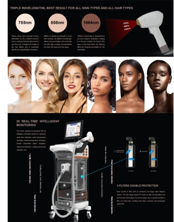 Diode Laser Hair Removal Machine